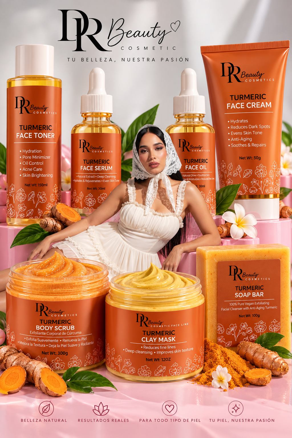 Serum facial de Cúrcuma