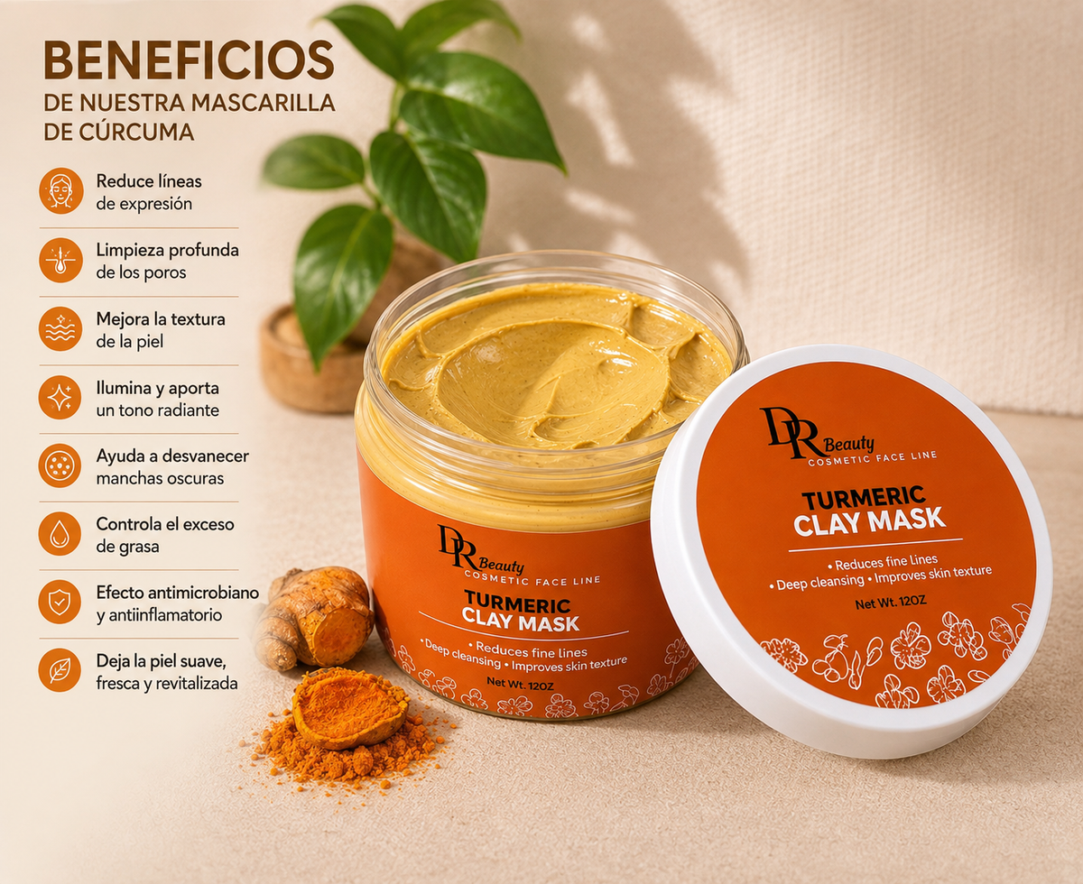 Mascarilla facial de Cúrcuma